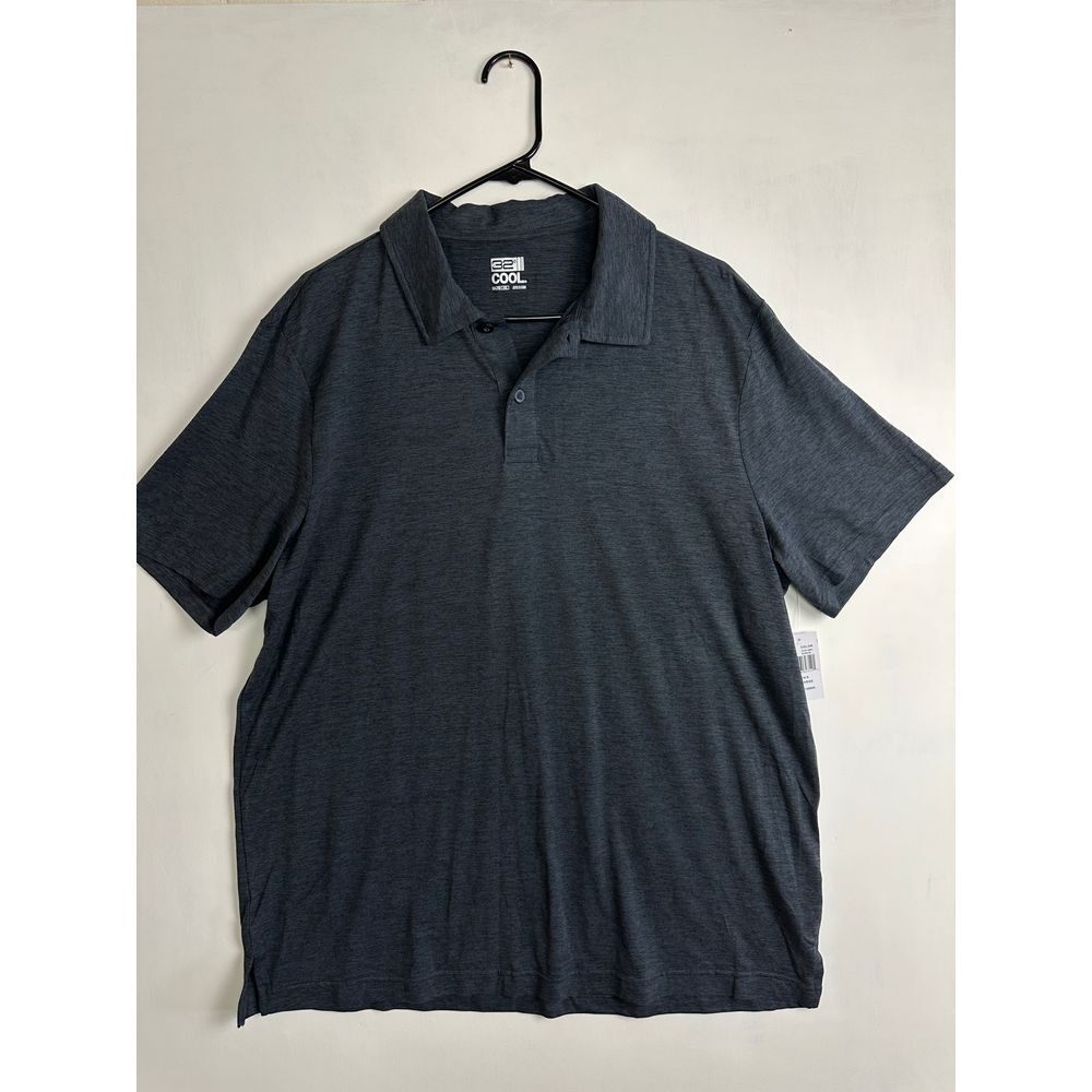 32 Degree Cool Men's Polo Shirt‎ Gray XXL